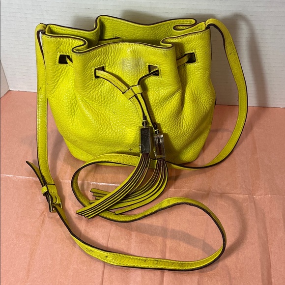 Kate Spade Lime Leather Shoulder Bag - Picture 5 of 15